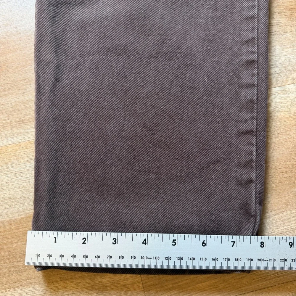 Levi's 555 Relaxed Fit Jeans Mens 32x30 Brown Straight Leg Made in USA 1996